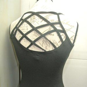 Justify Super Stretchy Soft Strappy Spaghetti Strap Tank Top Small Undershirt